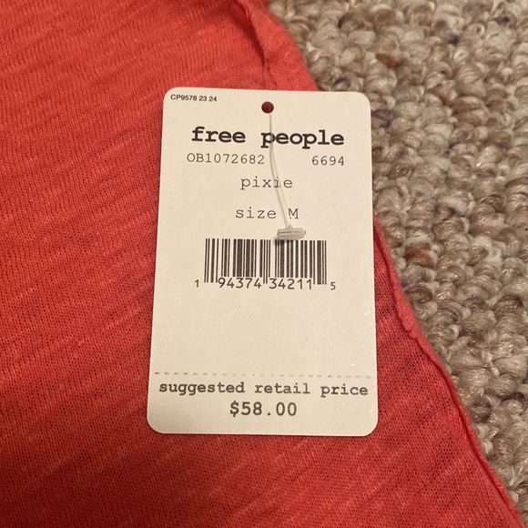 Free People Pixie Tank Linen Blend - Picture 4 of 8